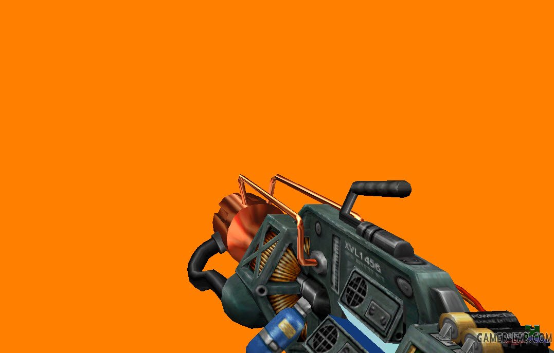 Retextured gauss 2 Gauss HalfLife Weapon models Goldsrc