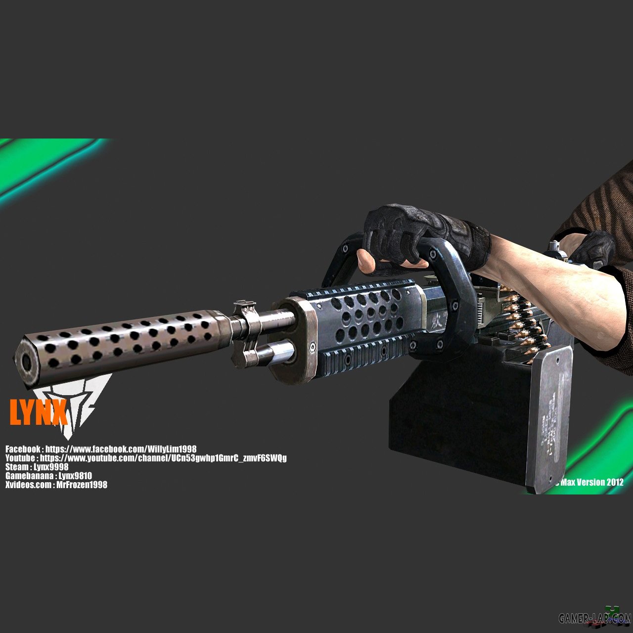KAC CHAINSAW ON LYNX M249 CounterStrike Source Weapon models