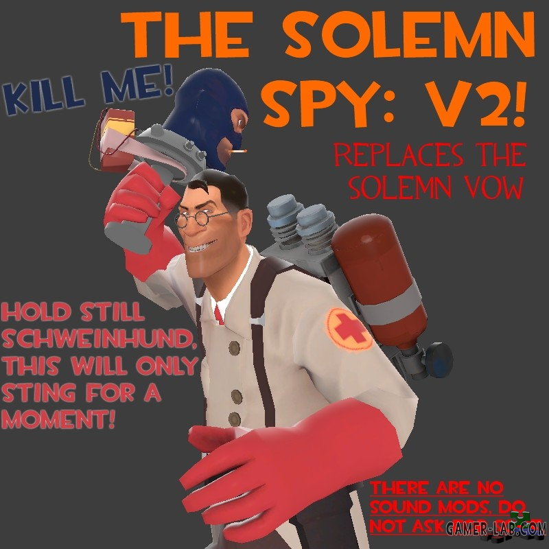 The Solemn Spy V2 Solemn Vow Team Fortress 2 Weapon models
