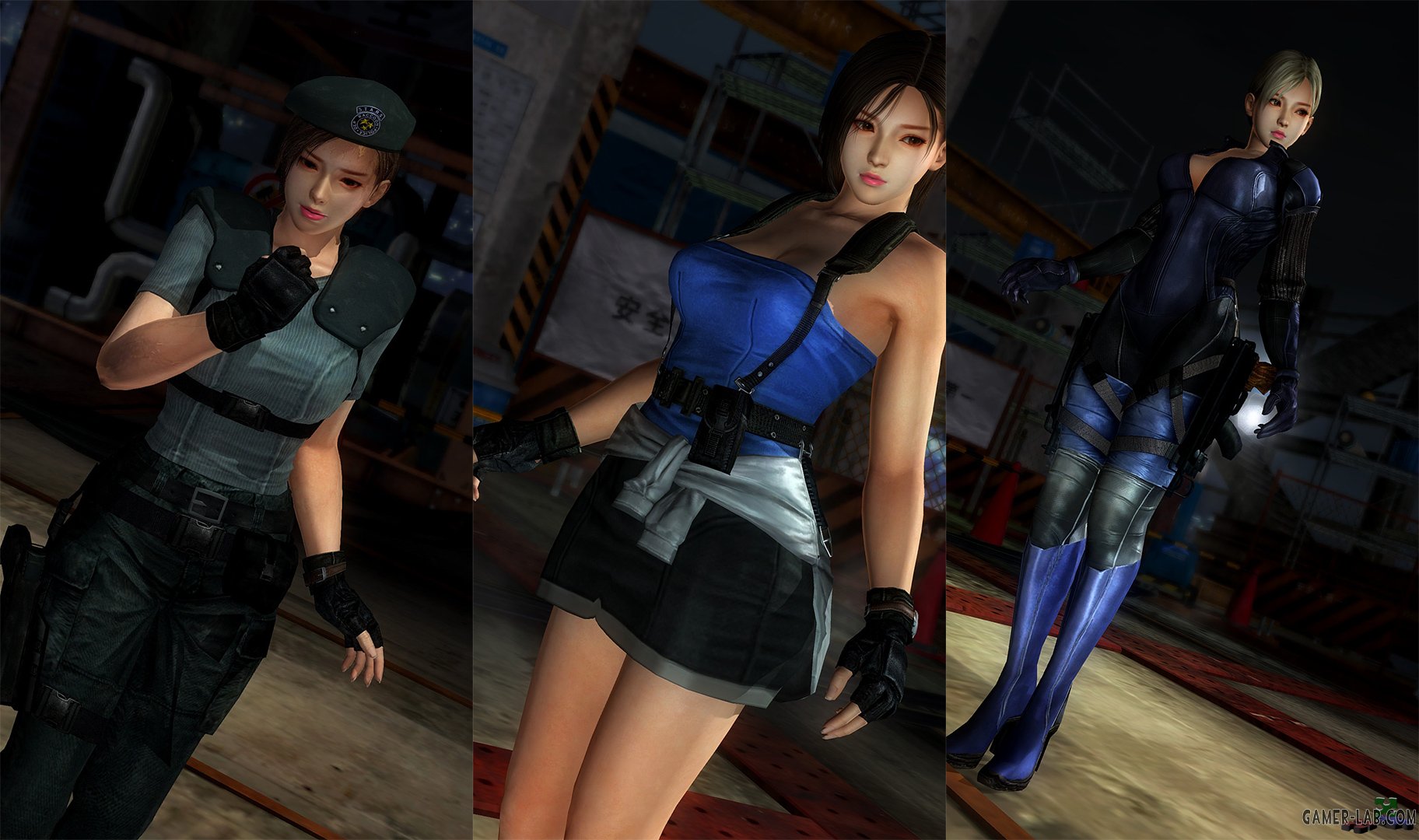 Jill Valentine Pack Kasumi Characters Dead Or Alive 5 Last Round Набор костюмов героини 7514