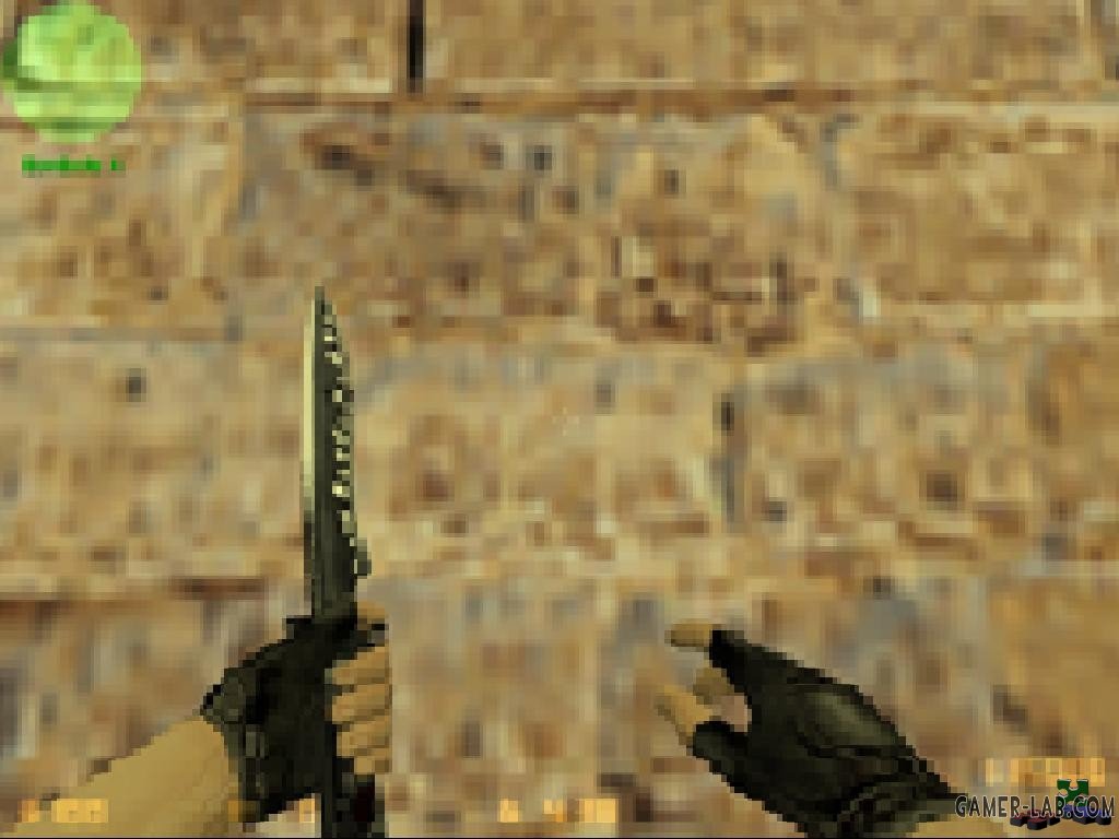 Download Standard knife from condition zero with case haranded skin for cs  1.6