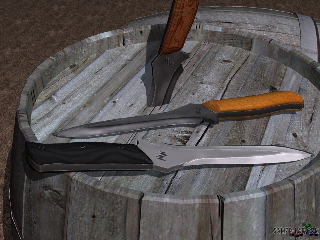 CS Dagger - Knife - Counter-Strike: Condition Zero - Weapon models -  Goldsrc Warehouse (HL1) - Knife model for Counter-Strike Condition Zero