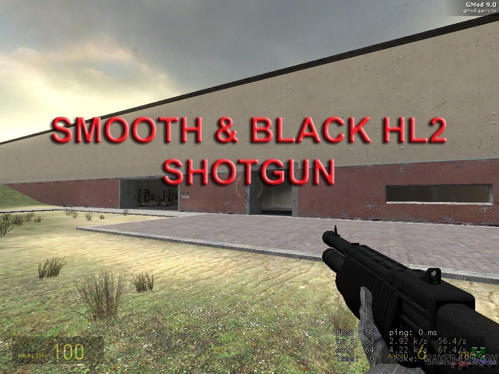 Black HL2 Shotgun (Smooth) - Shotgun - Half-Life 2 - Weapon models ...