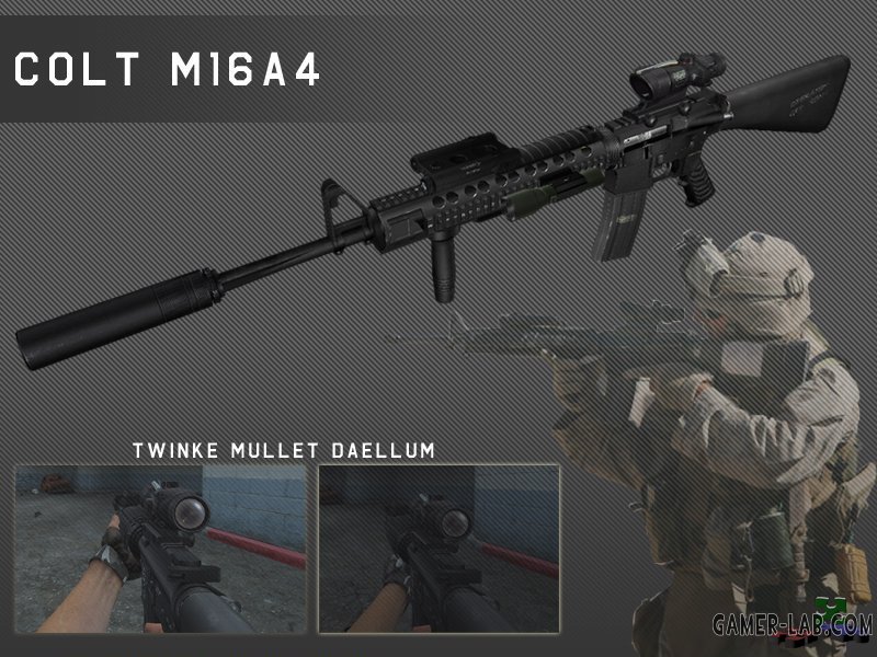 Iraq M16A4 For AUG - AUG - Counter-Strike: Source - Weapon models ...