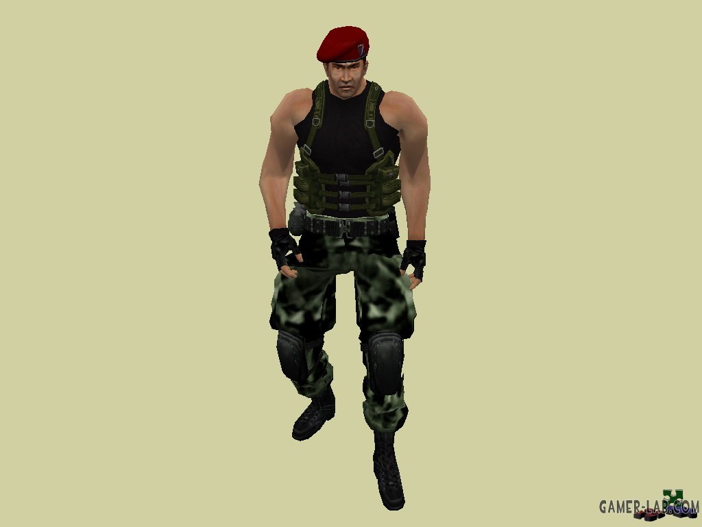 Download Jack Krauser from Resident Evil 4 Remake for GTA San Andreas