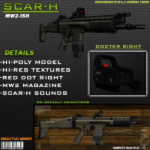 CoD MW2 SCAR-H