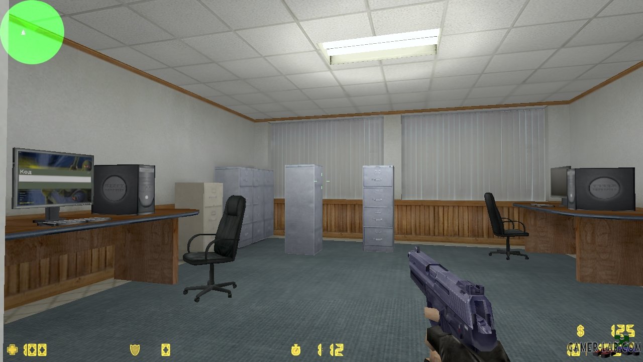 fun_office_code - Miscellaneous - Counter-Strike - Maps - Goldsrc Warehouse  (HL1) - Задача на корте найти код от двери, которая ведет к вертолету. Код  генерируется случайным образом каждый раунд, и узнать его