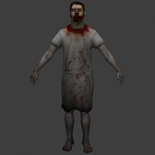 Zombie hospital patient
