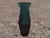 Пустая стеклянная ваза