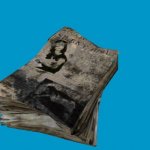 Стопка старой газоты