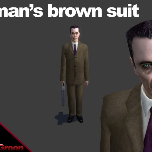 Gman's brown suit