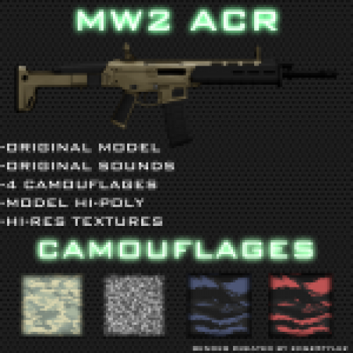 CoD MW2 ACR + Camuflajes