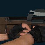 P-90 Reskin with wooden stock