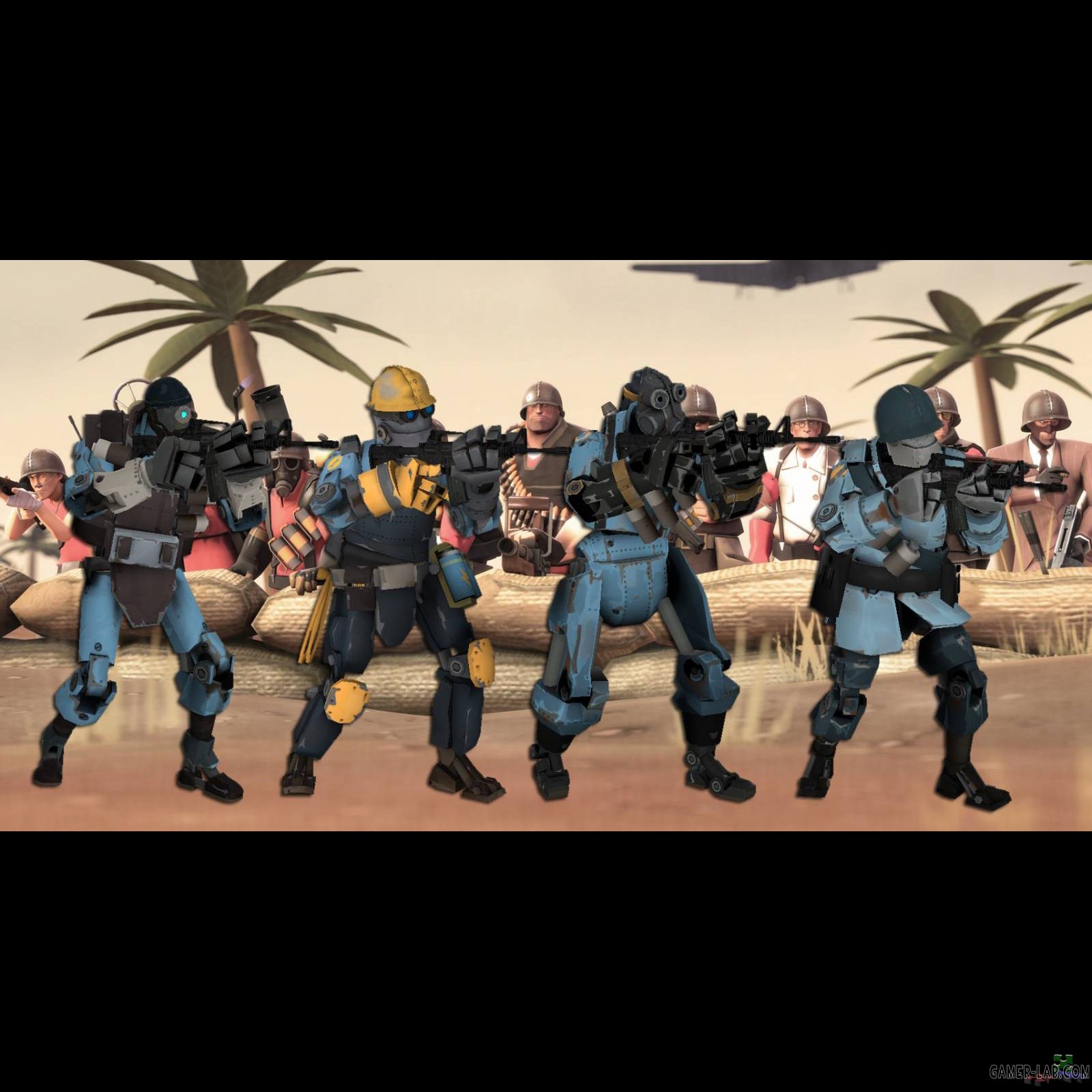 TF2 MvM Robots CT Pack - Паки - Counter-Strike: Source - Модели игроков -  Склад SOURCE (HL2) - Набор синих роботов из TF2 на замену контр-террористов