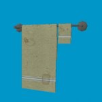 Вешалка с полотенцами