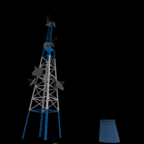 Радар и радио башня