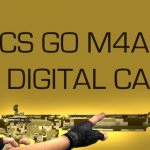CS GO M4A4 DIGITAL CAMO