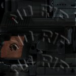 Falcon&acute;s Black Deagle + Wood Grip