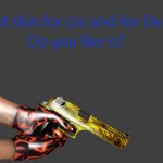 Funny Gold Deagle skin