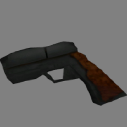 Pistol from DOOM 3 (with ammo)
