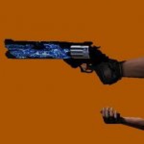 Black-blue revolver