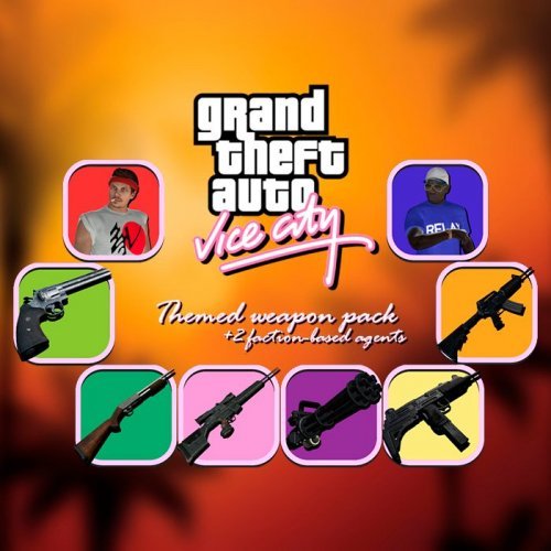 Grand Theft Auto: Vice City themed weapon pack