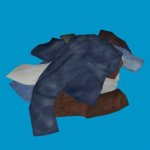 Мятая куча одежды