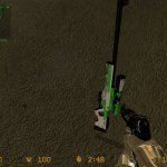 White and green awp
