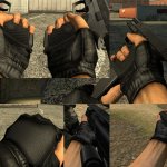 Eggwhites_Black_padded_gloves_w_phong