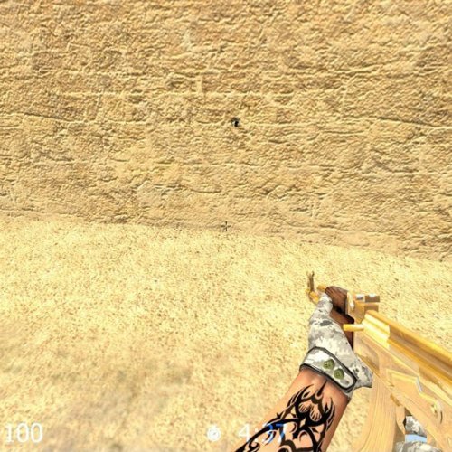 White_and_Black_Camo Hands CounterStrike Source Модели оружия