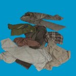 Мятая куча одежды