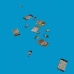 Разбросанная еда