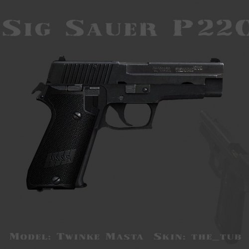 Sig Sauer P220 the tub