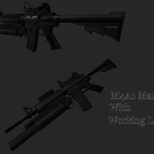 M4A1 Max With Working Lam