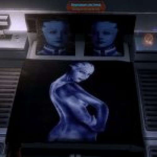 Liara's Pillows and blanket
