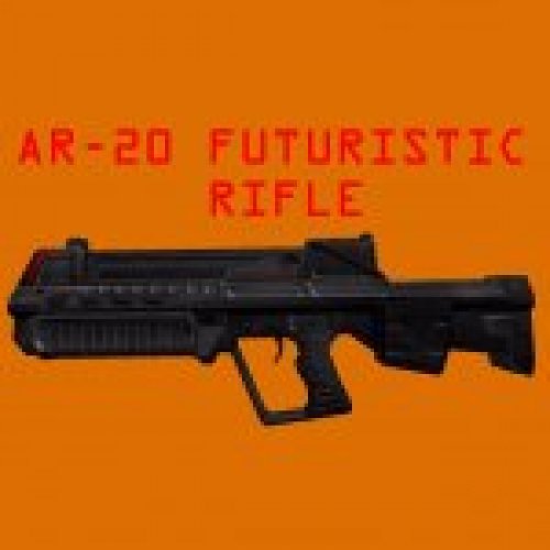 AR-20 Futuristic Assault Rifle