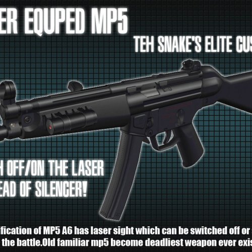 Twinke  Stoke mp5 with laser sight (ON OFF)