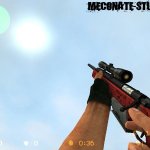 Red and Rust Scout Rifle