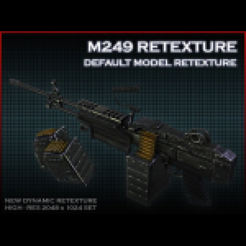 M249 Default dynamic retexture