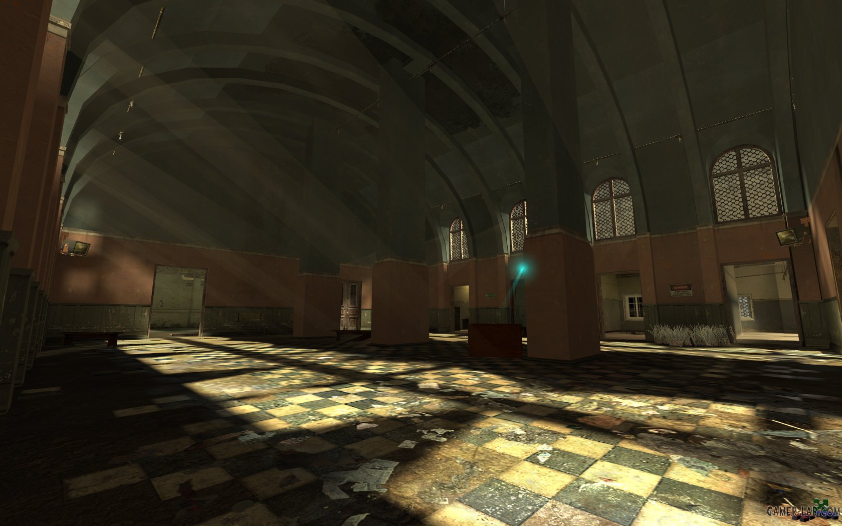 dm_asylum_rc2 - DM - Half-Life 2: Deathmatch - Maps - Source Warehouse  (HL2) - just won first place in the HL2DM-University Mapping Competition  2010, карта из игры 