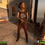 Rochelle&acute;s girl in black skin