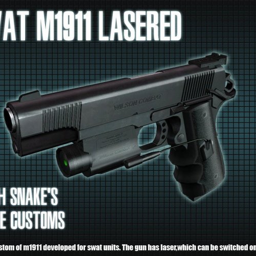 SWAT M1911 Lasered (ON OFF)