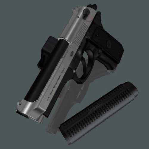 Beretta M92FS Two Toned (+ lasersight)