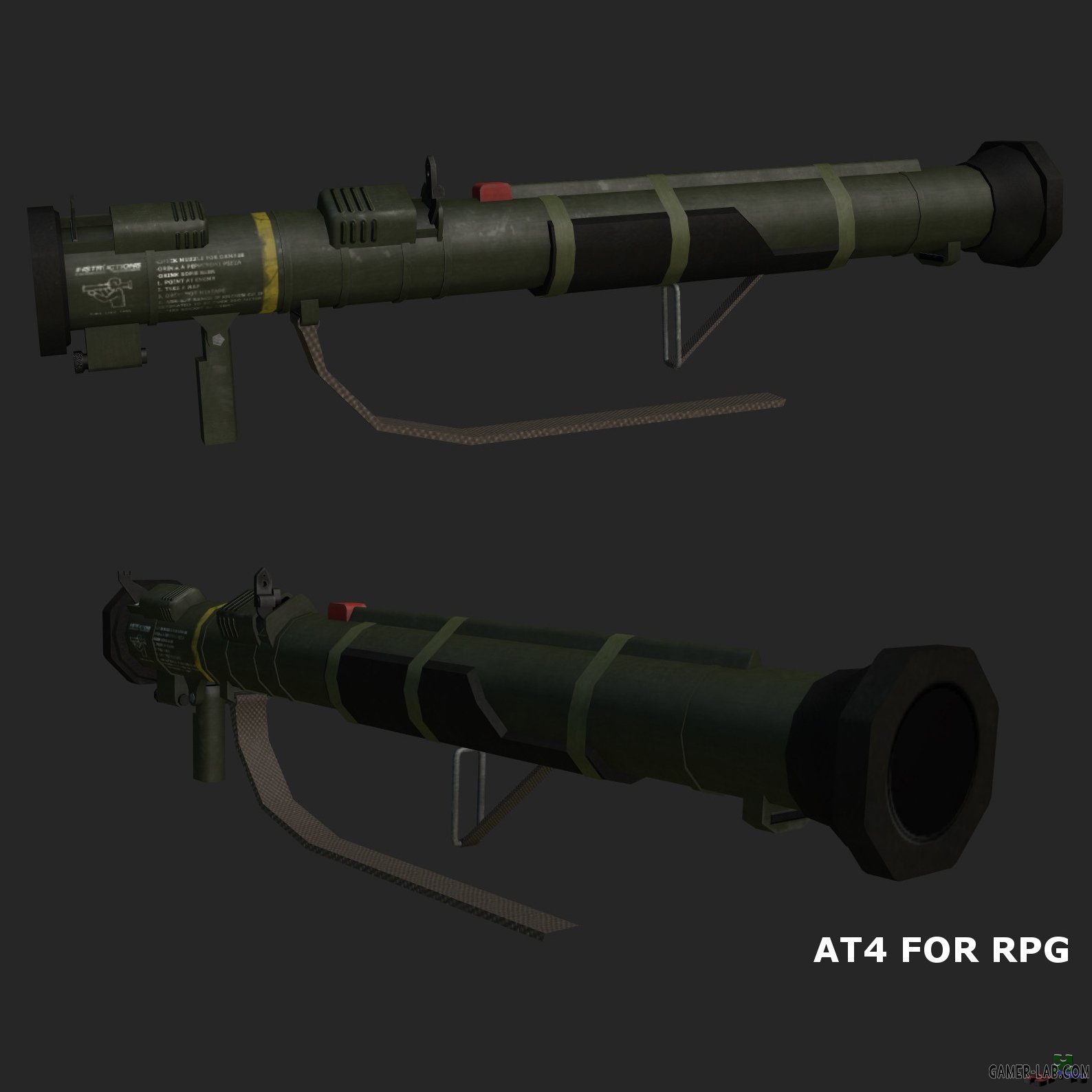 Saab Bofors AT4 - RPG - Half-Life 2 - Weapon models - Source warehouse ...