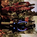 Dark Red Weapons Reskin