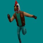 Чел в маске петуха