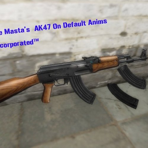 Twinke Masta AK47 On Default Animations