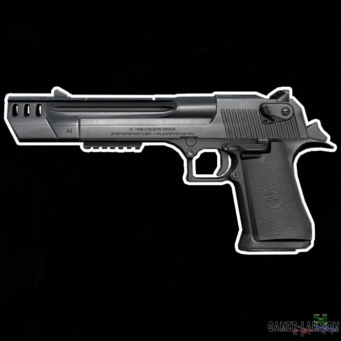 Source 44. Desert Eagle 45 ACP. Макет пистолета Desert Eagle. Серебряный дигл. Моделька ДИГЛА.