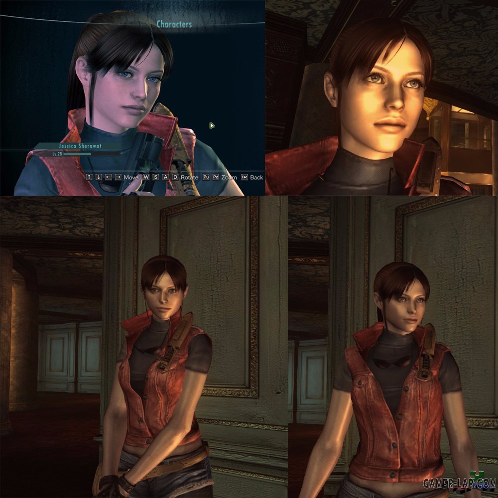 RE2 DSC Claire + Preview model - Персонажи - Модели и ретекстуры - Resident  Evil: Revelations - Хорошенькая Клэр Редфилд из Resident Evil 2 заменяет  Джессику Шерават в FBC-костюме.