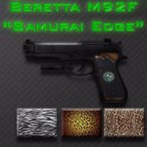 Beretta M92F Samurai Edge HD with camos